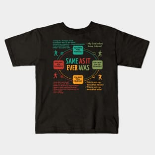 Talking Heads Once In A Lifetime Circular Flowchart Kids T-Shirt